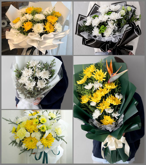 广东肇庆市封开县江口镇群丰村白事花束代送